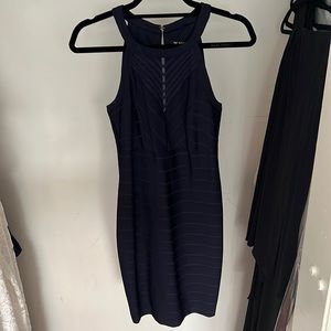 Navy cocktail dress